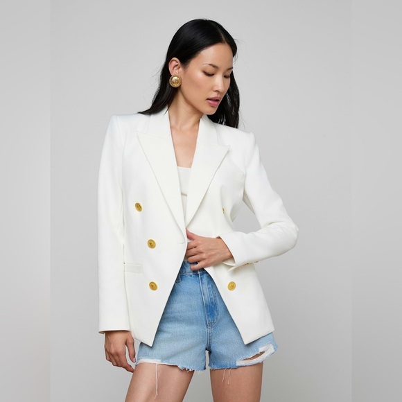 L’agence Kyomi Double-Breasted Blazer $675 New with tag - Picture 7 of 13
